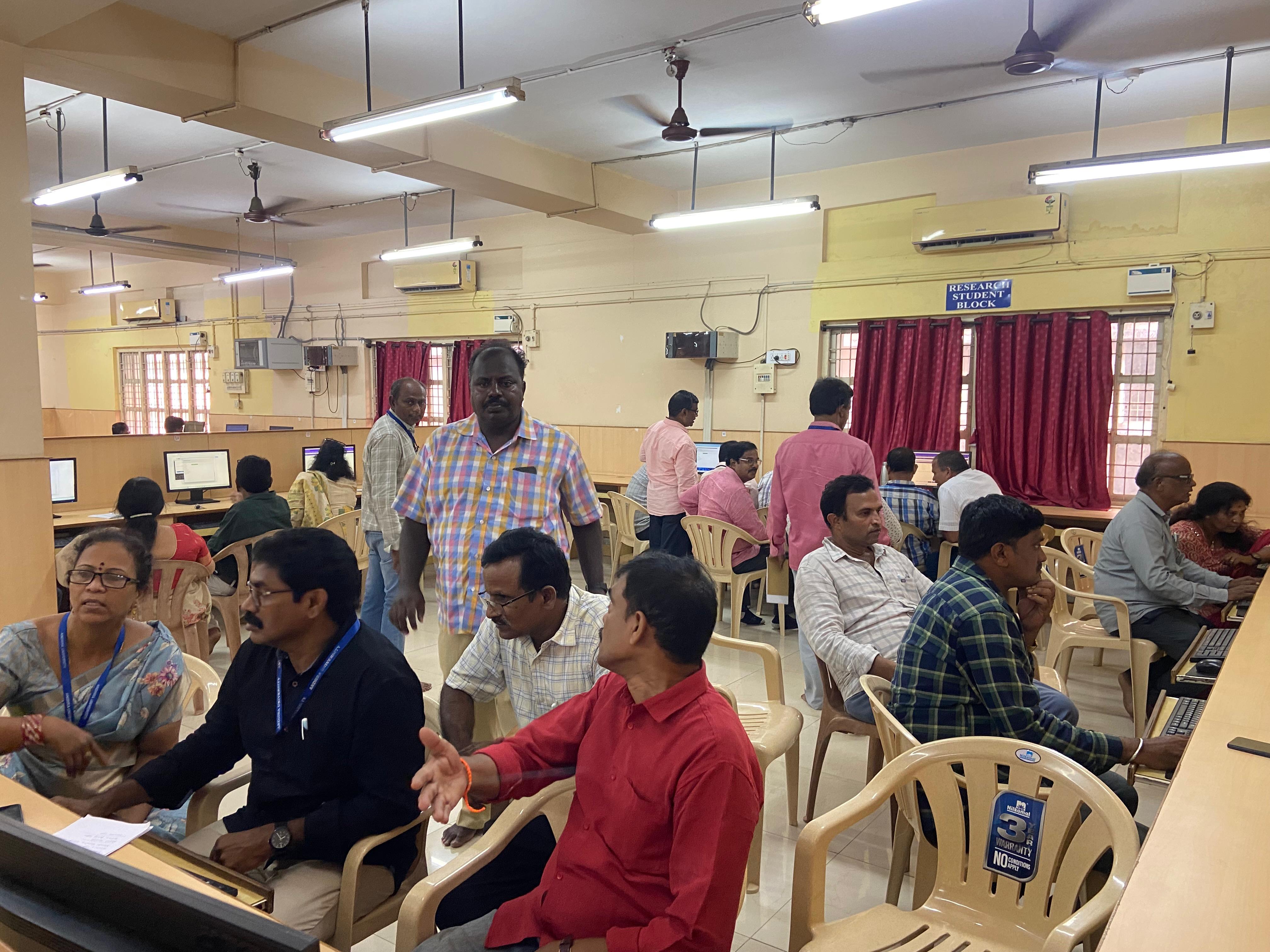 Photo from the library event