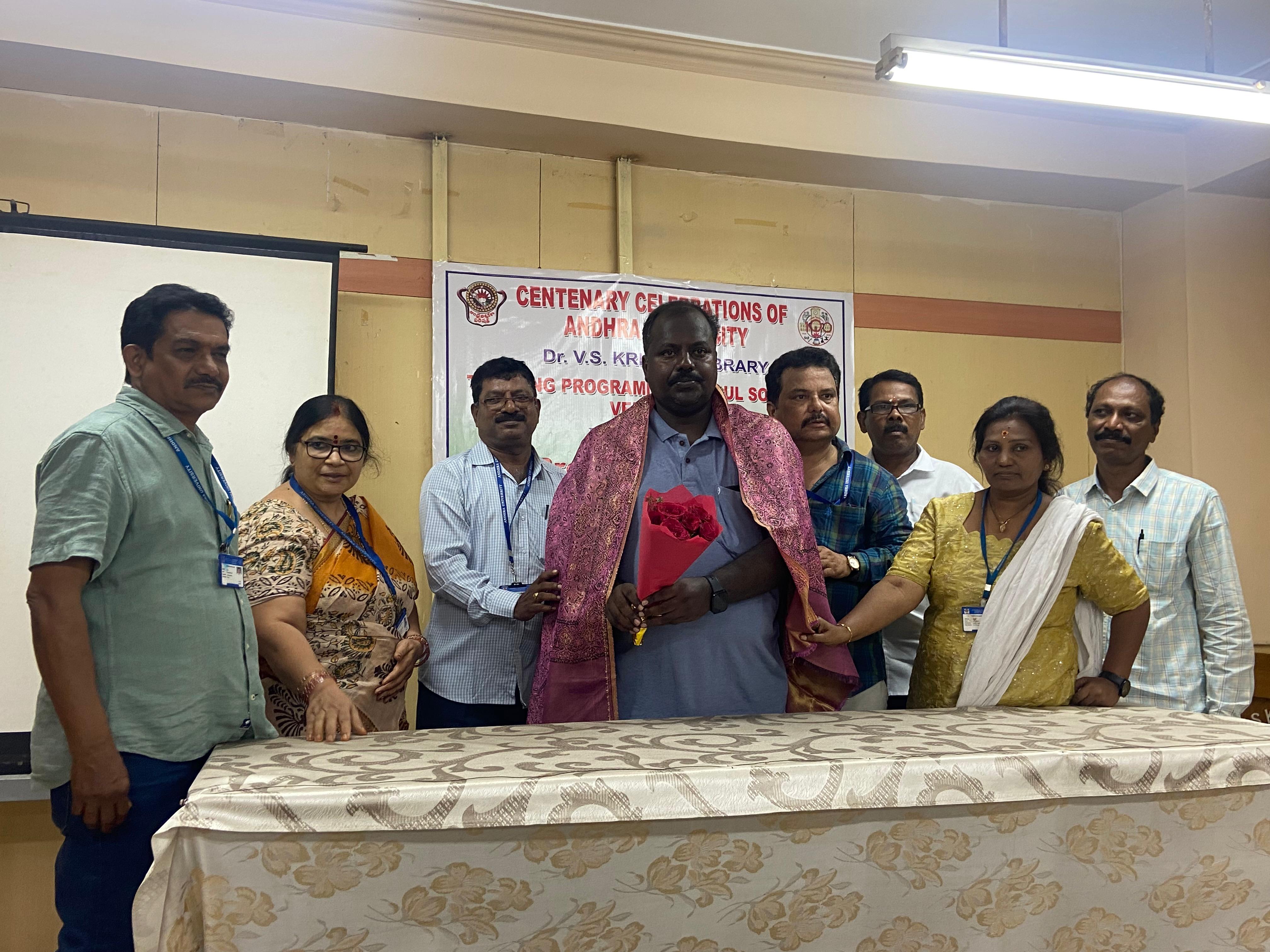 Photo from the library event