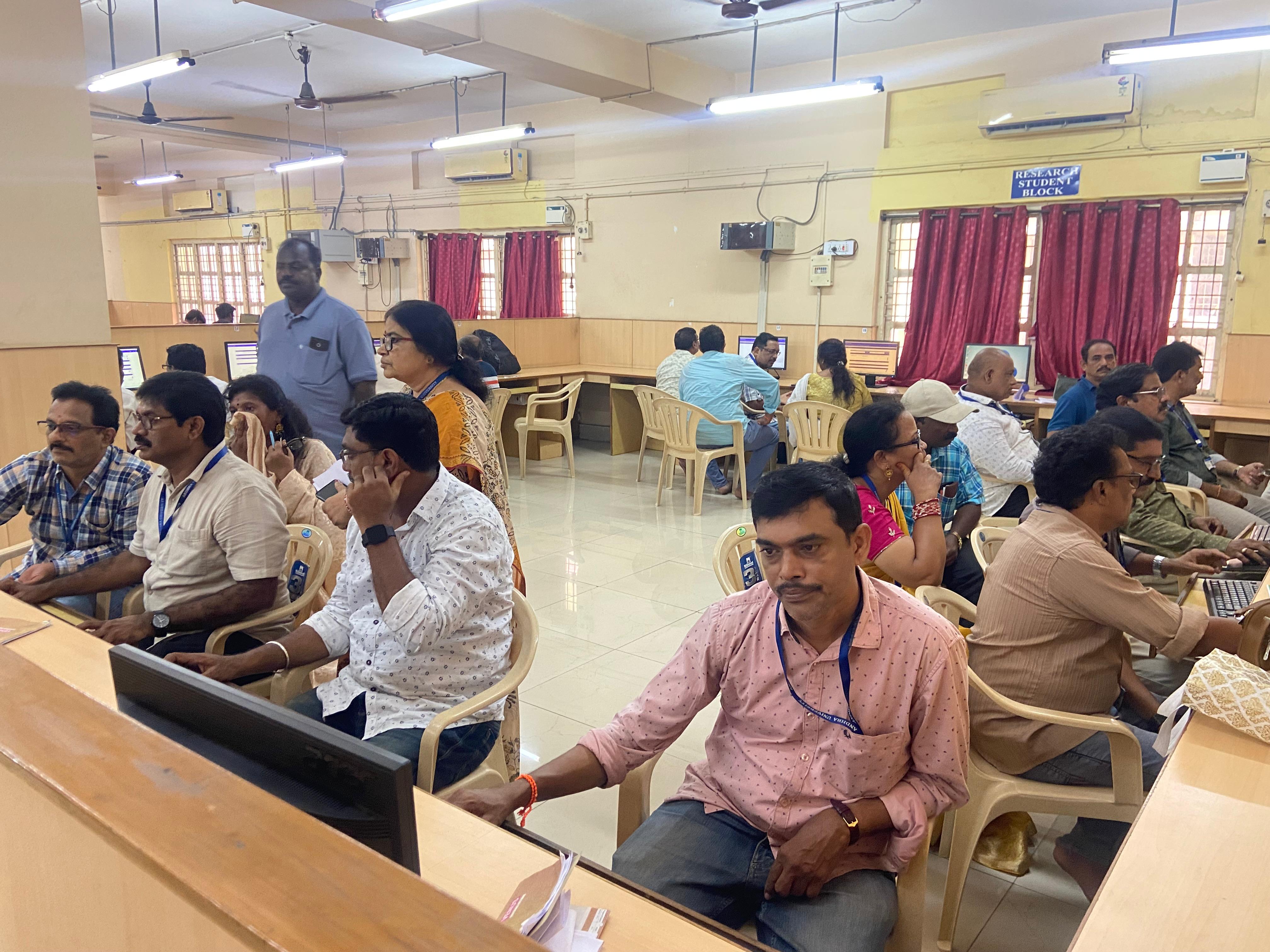 Photo from the library event