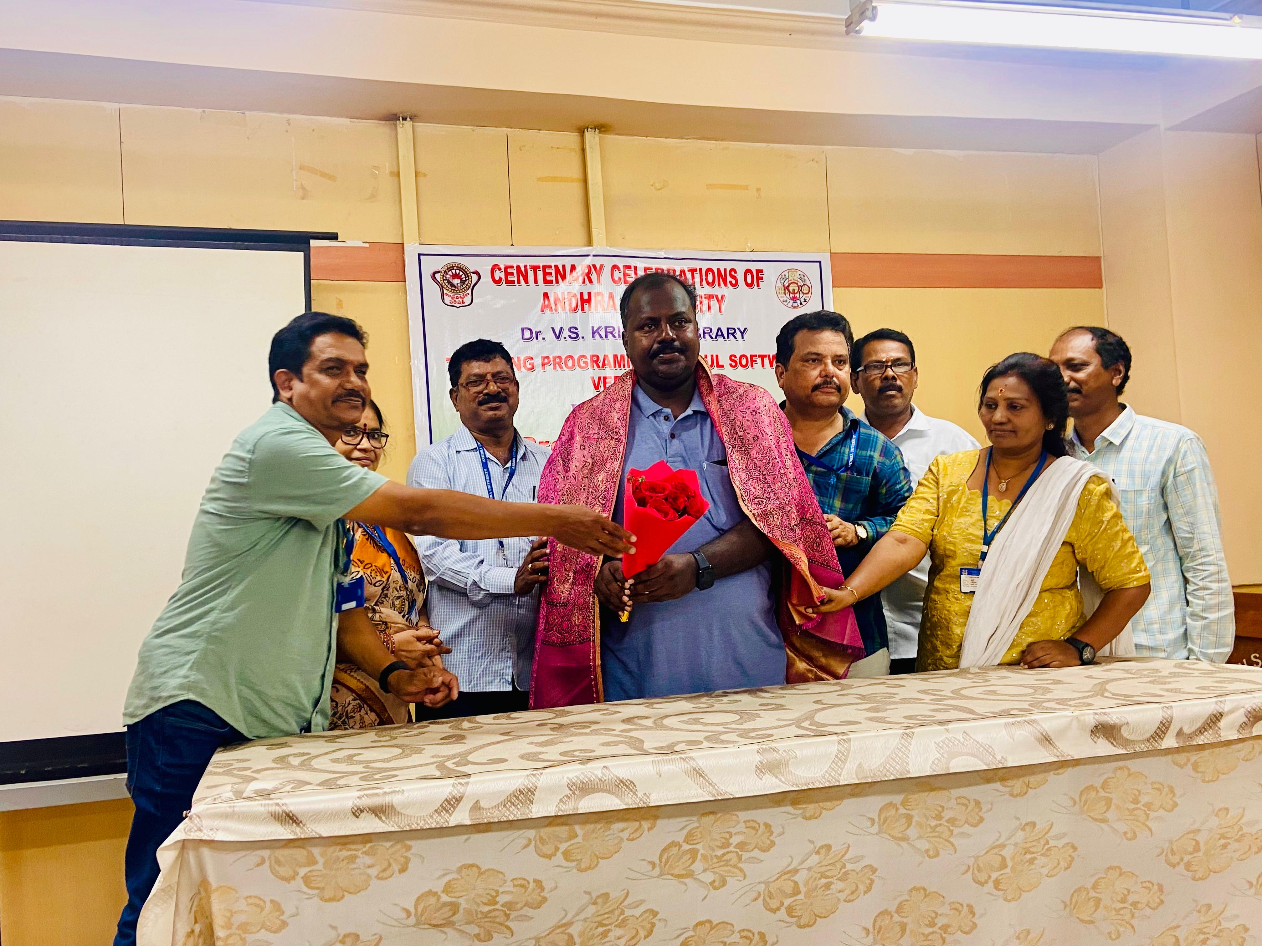 Photo from the library event