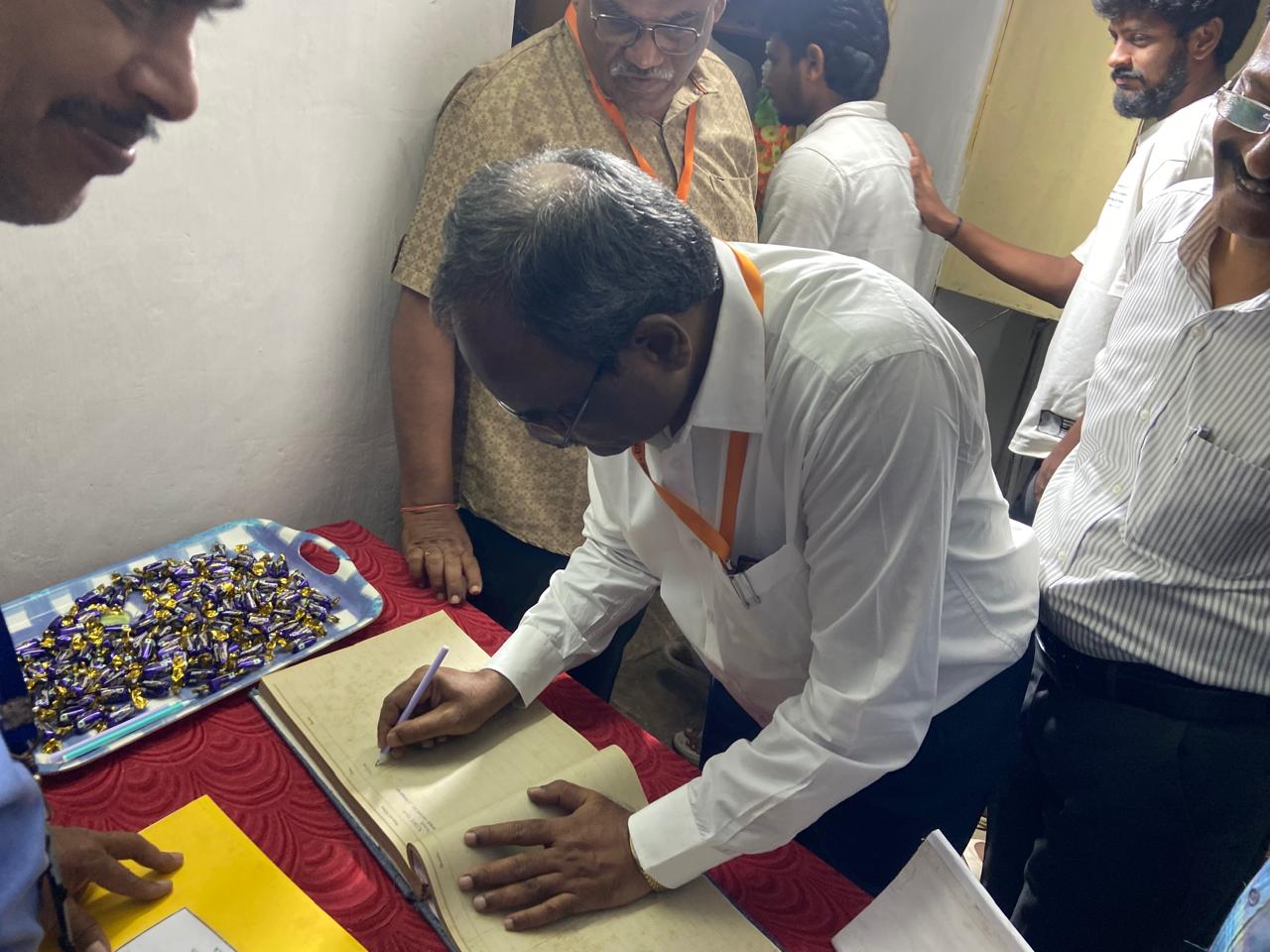 Photo from the library event