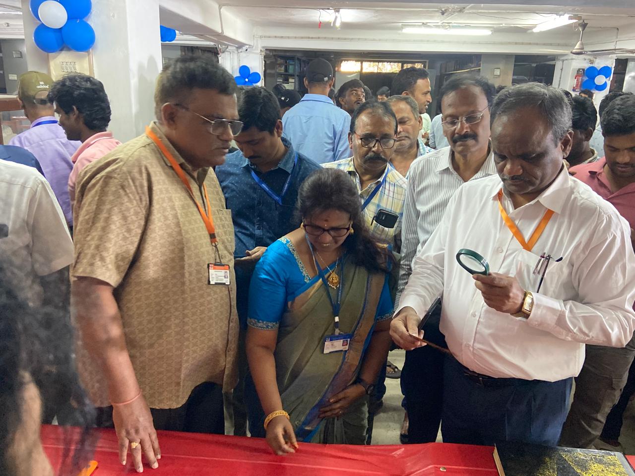 Photo from the library event