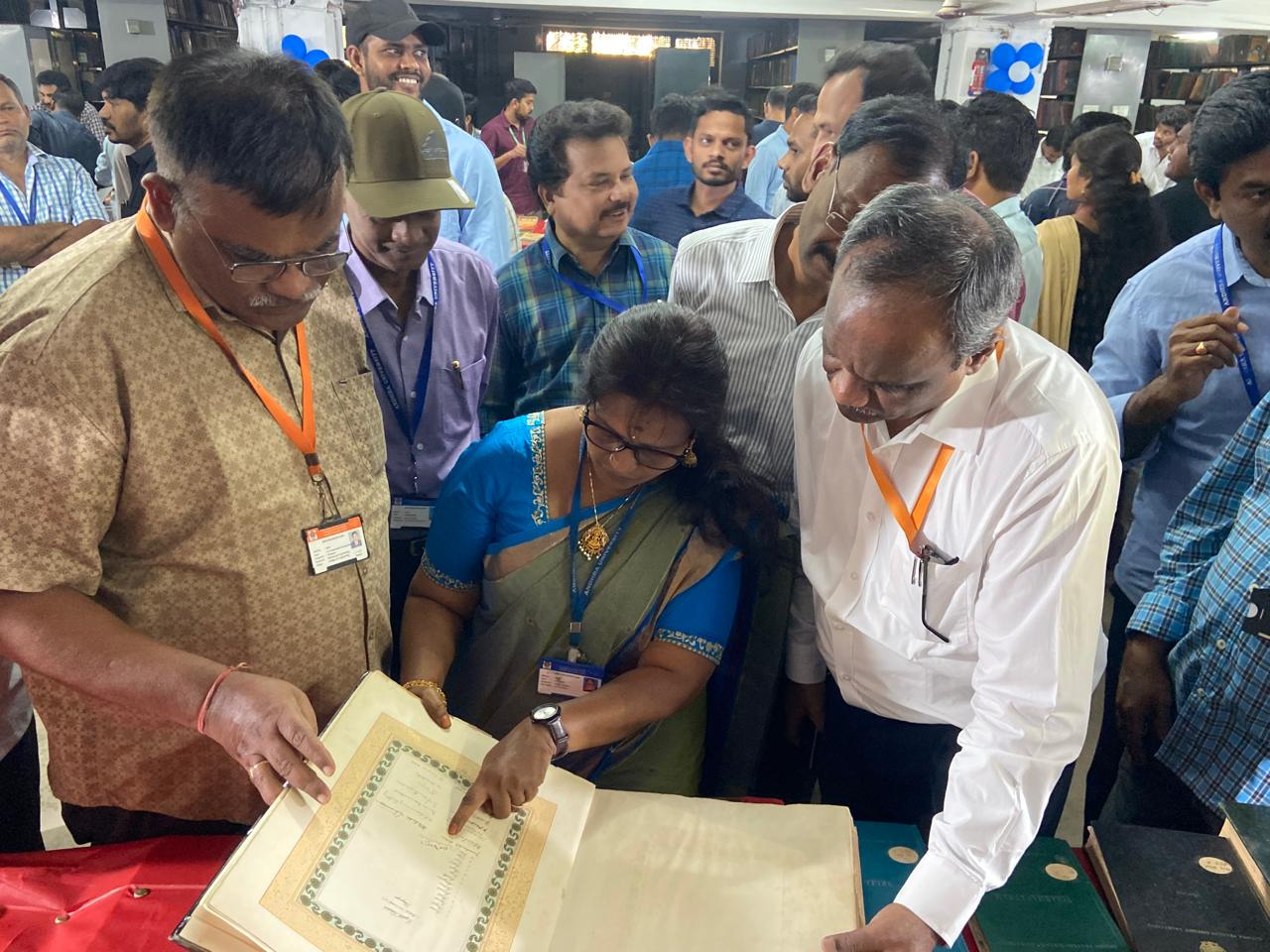 Photo from the library event