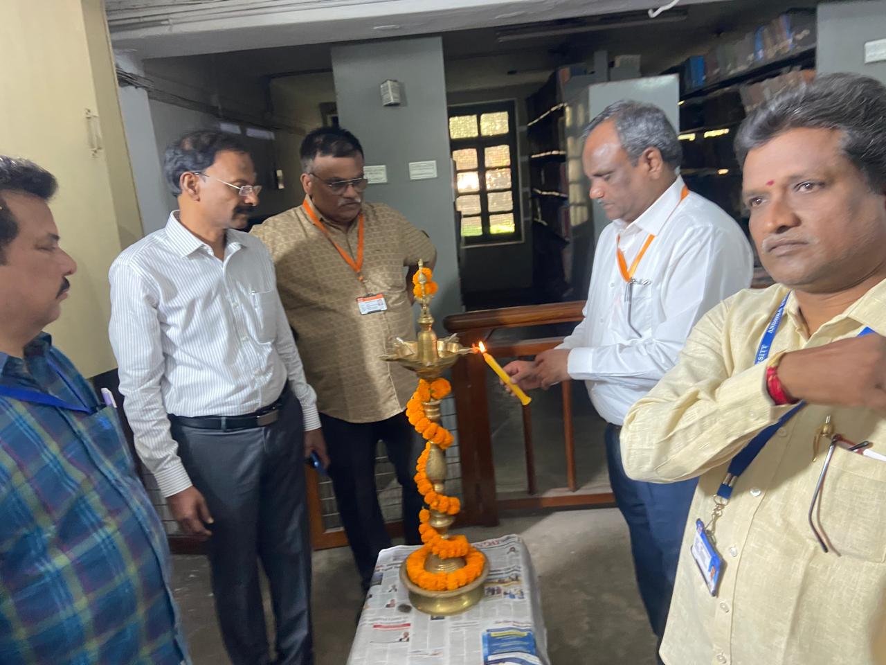 Photo from the library event