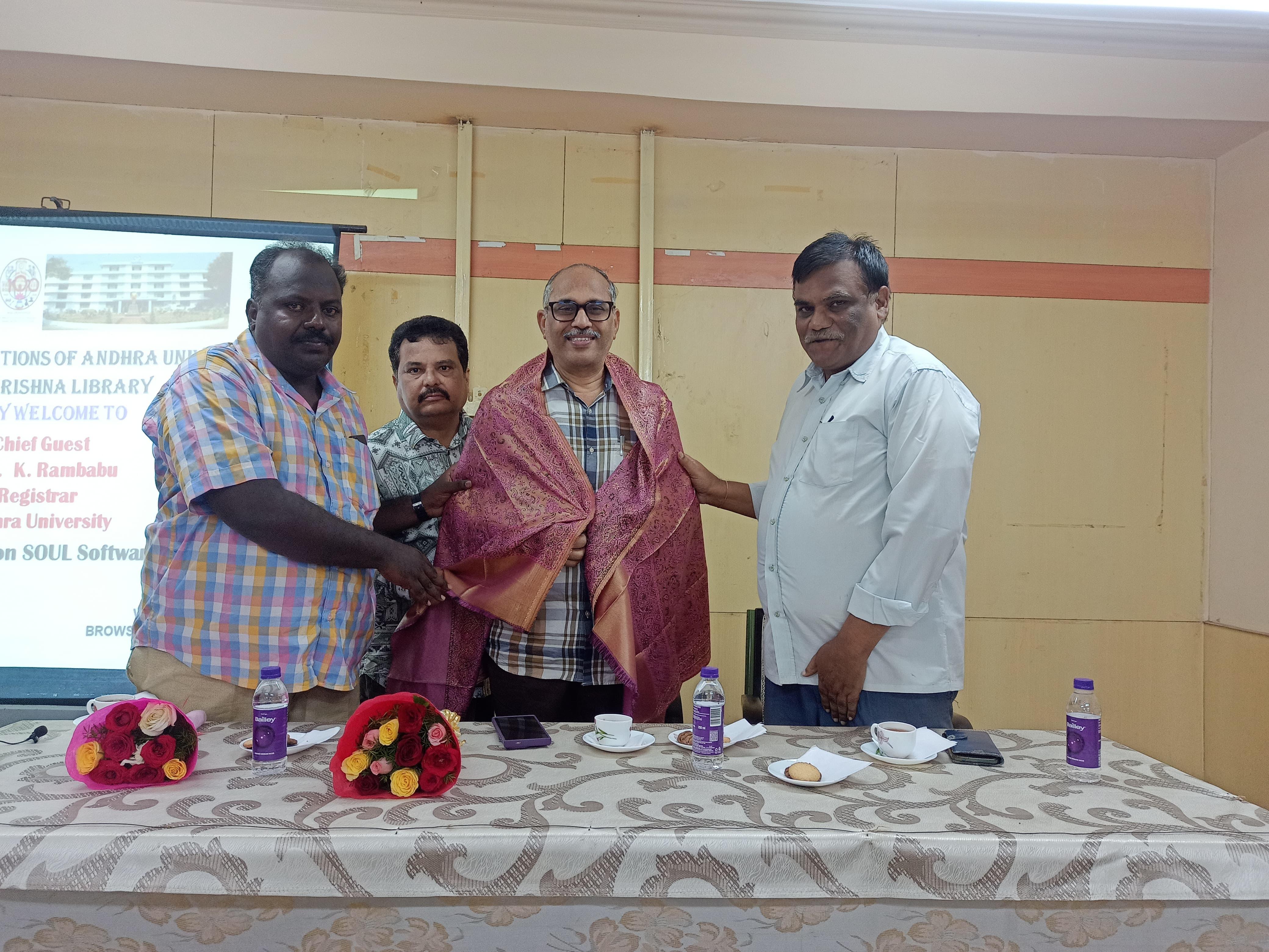 Photo from the library event